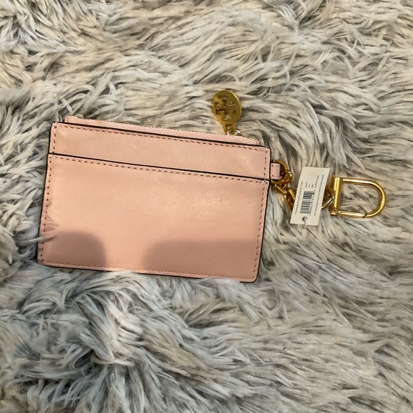 Tory Burch “T” monogram card case coin case key fob wallet - Picture 2 of 4